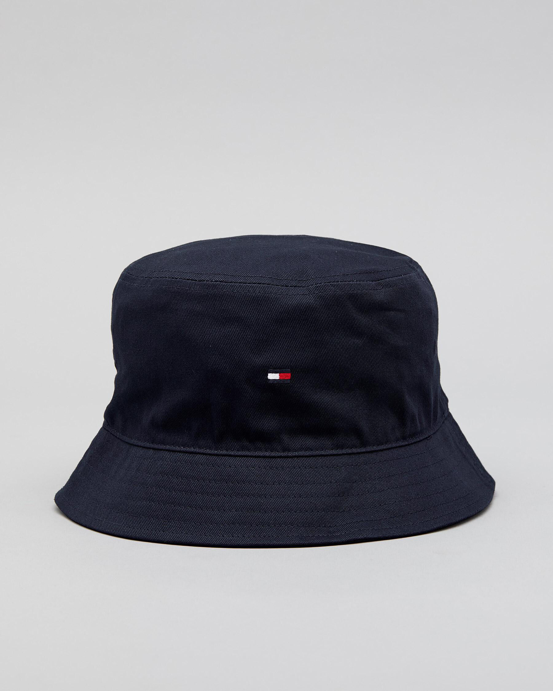 Flag bucket hat tommy hilfiger hot sale