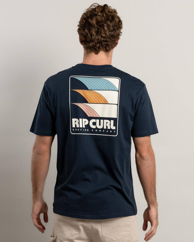 Rip Curl Surf Revival Line Up T-Shirt for Mens