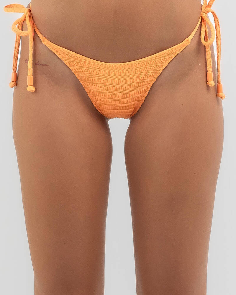 Rhythm Breeze Tie Side High Cut Bikini Bottom for Womens