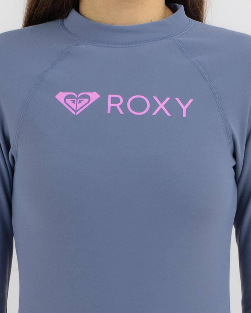 Roxy Girls' Heater Long Sleeve Rash Vest for Womens