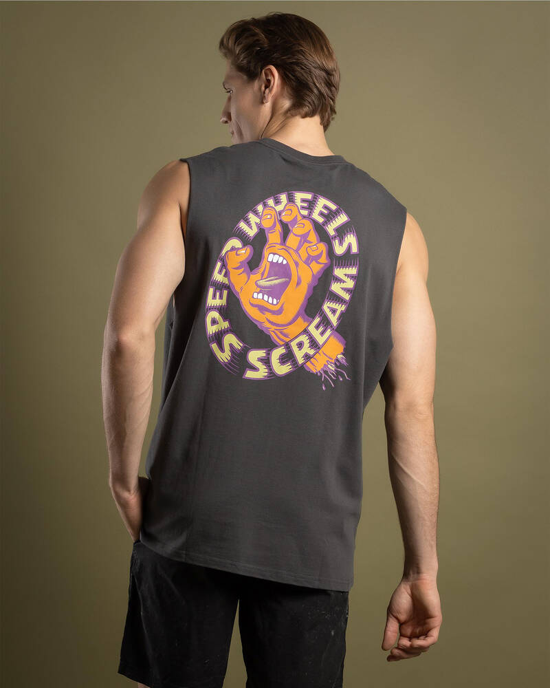 Santa Cruz Screaming Hand Scream Chest Muscle Tank for Mens