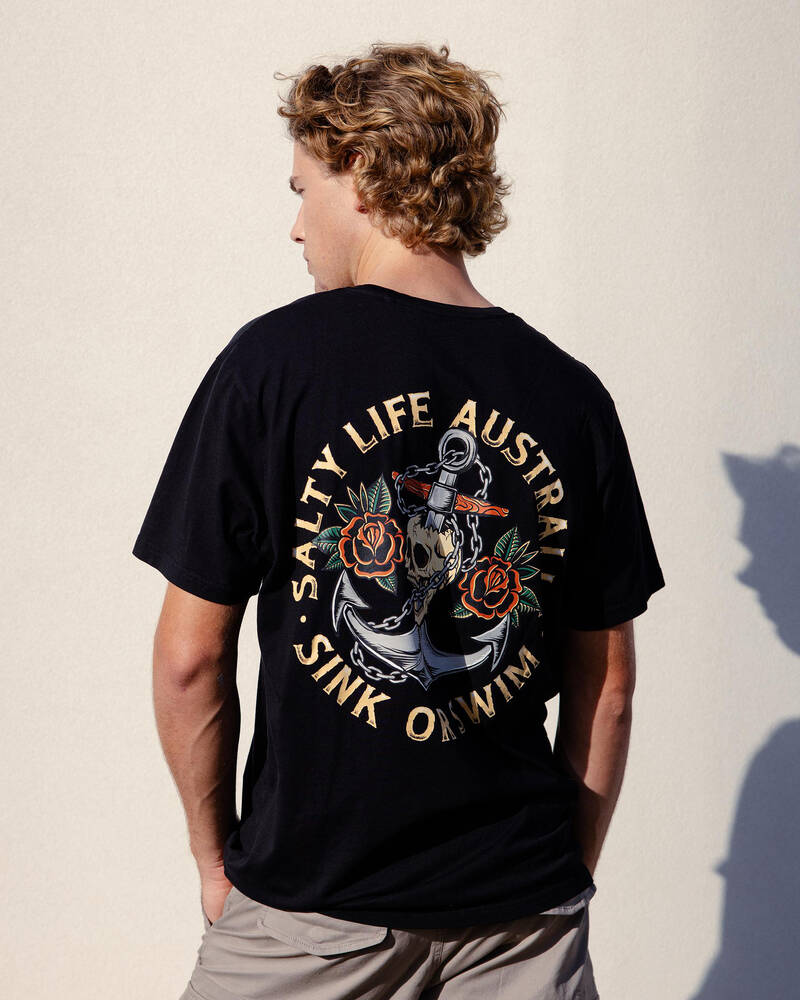 Salty Life Sink or Swim T-Shirt for Mens