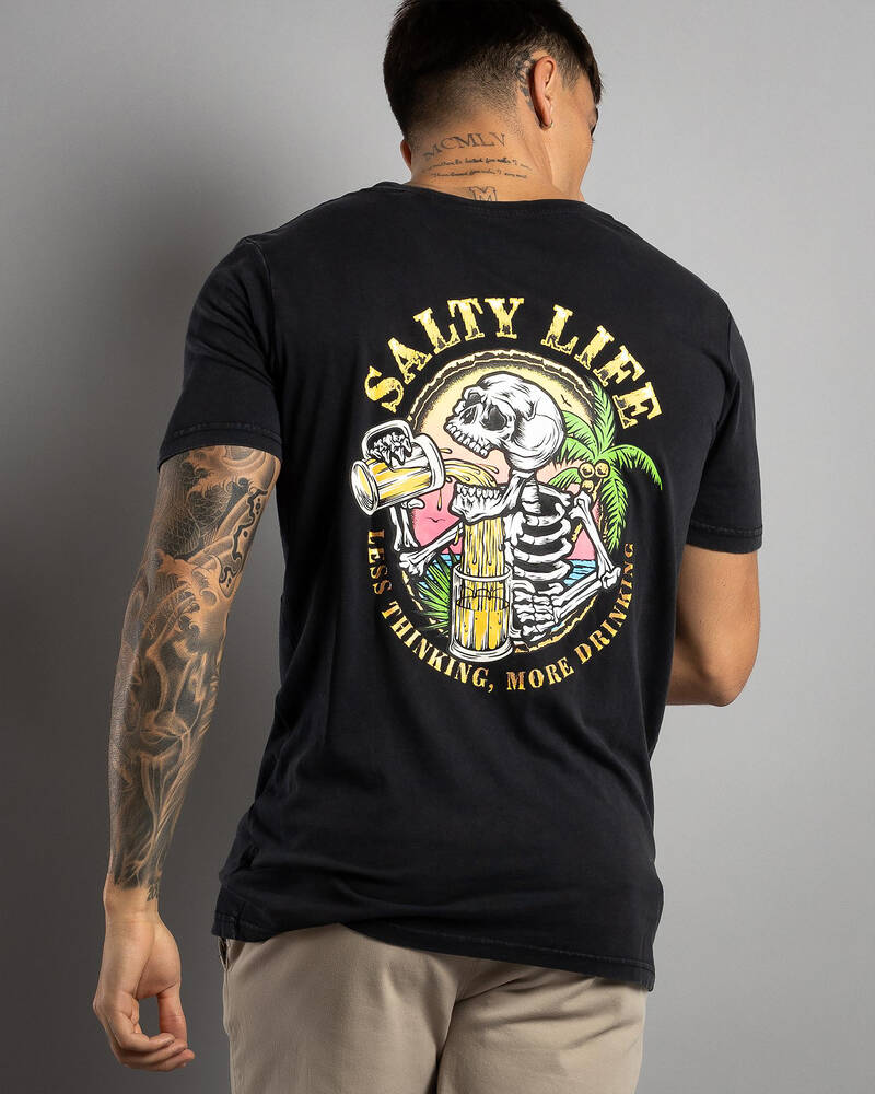 Salty Life Skull Duggery T-Shirt for Mens