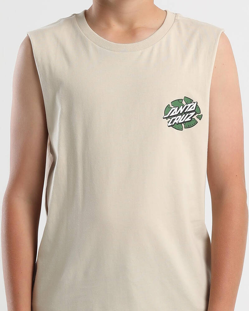 Santa Cruz Boys' Meek SC Slasher Muscle Tank for Mens