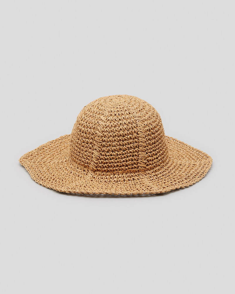 Shop Rip Curl Tallows Floppy Bucket Hat In Natural - Fast Shipping ...