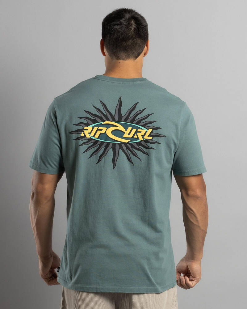 Rip Curl Quest Oval Burst T-Shirt for Mens