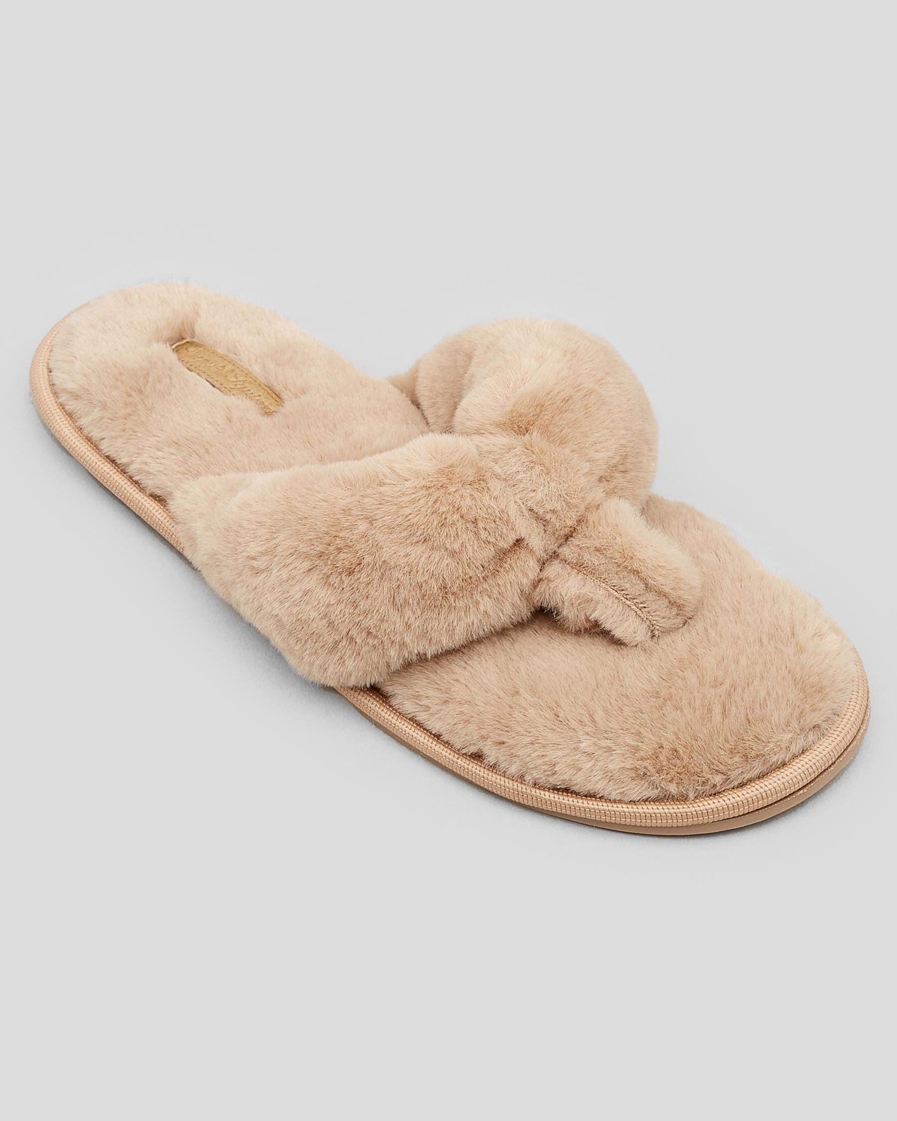 sleepy squirrel slippers