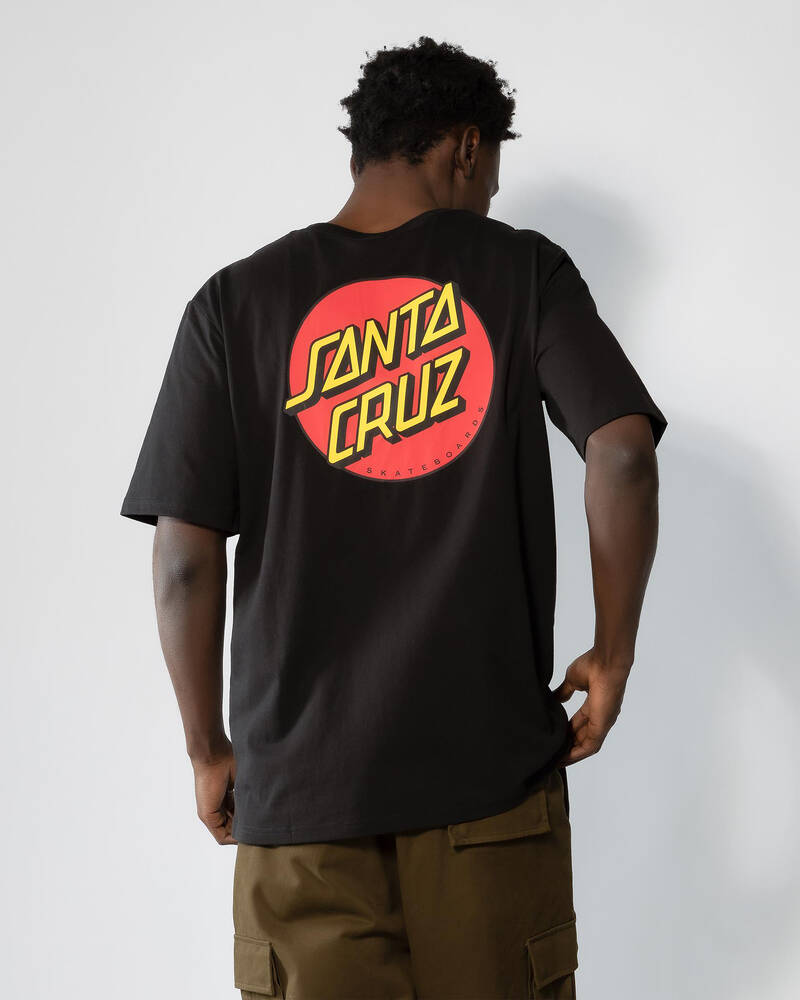 Santa Cruz Classic Dot Chest T-Shirt for Mens