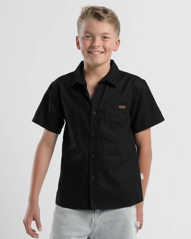 Skylark Boys' Hemp Short Sleeve Shirt for Mens