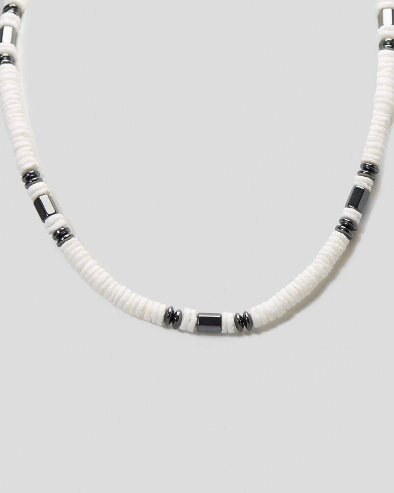 REPUBLIK Shell Beaded Necklace for Mens