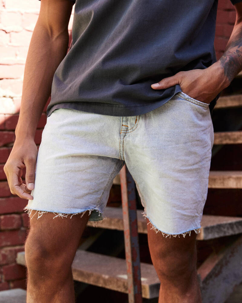 Kiss Chacey KS5 Slim Denim Shorts for Mens