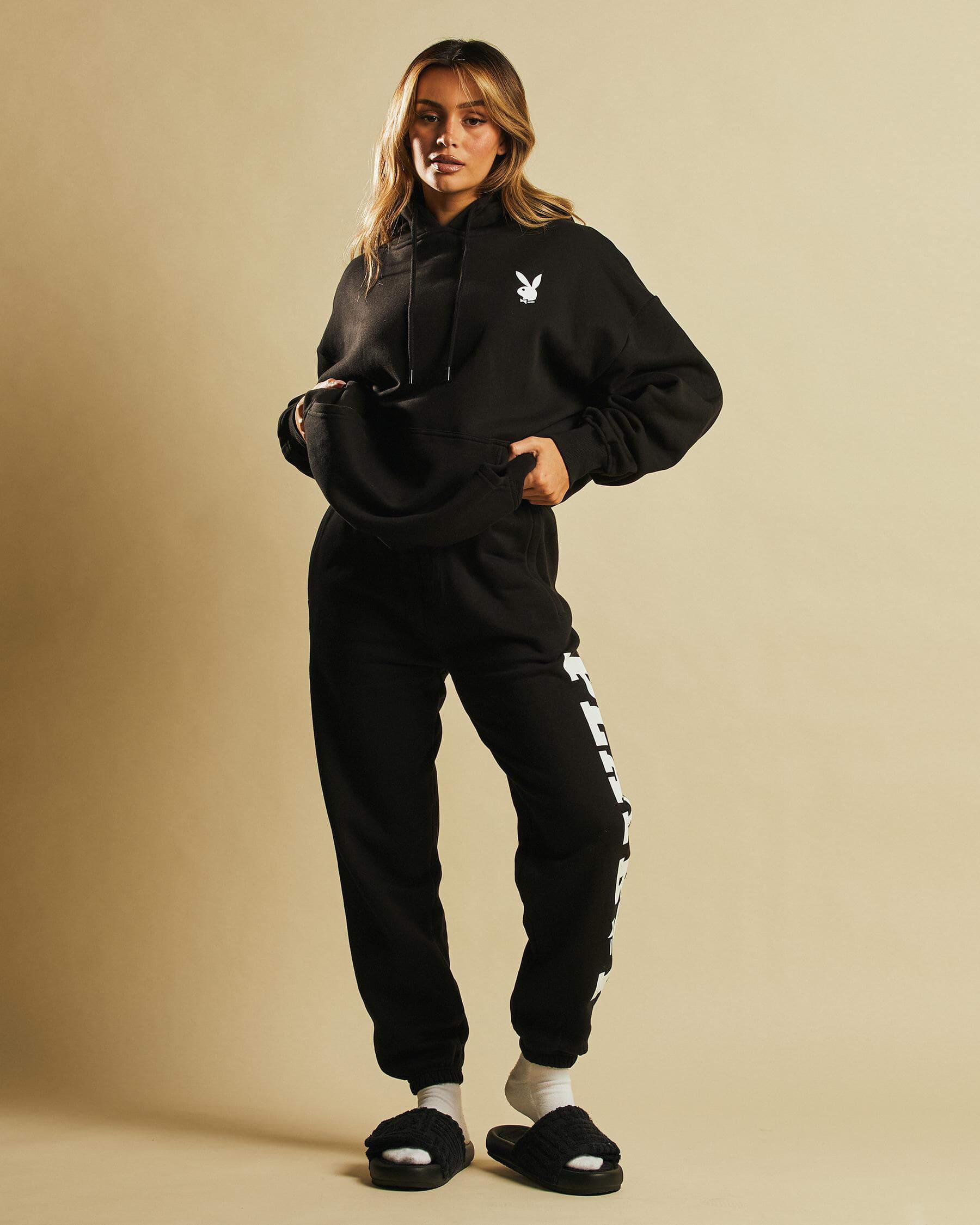 Playboy bunny hoodie and sweatpants hot sale