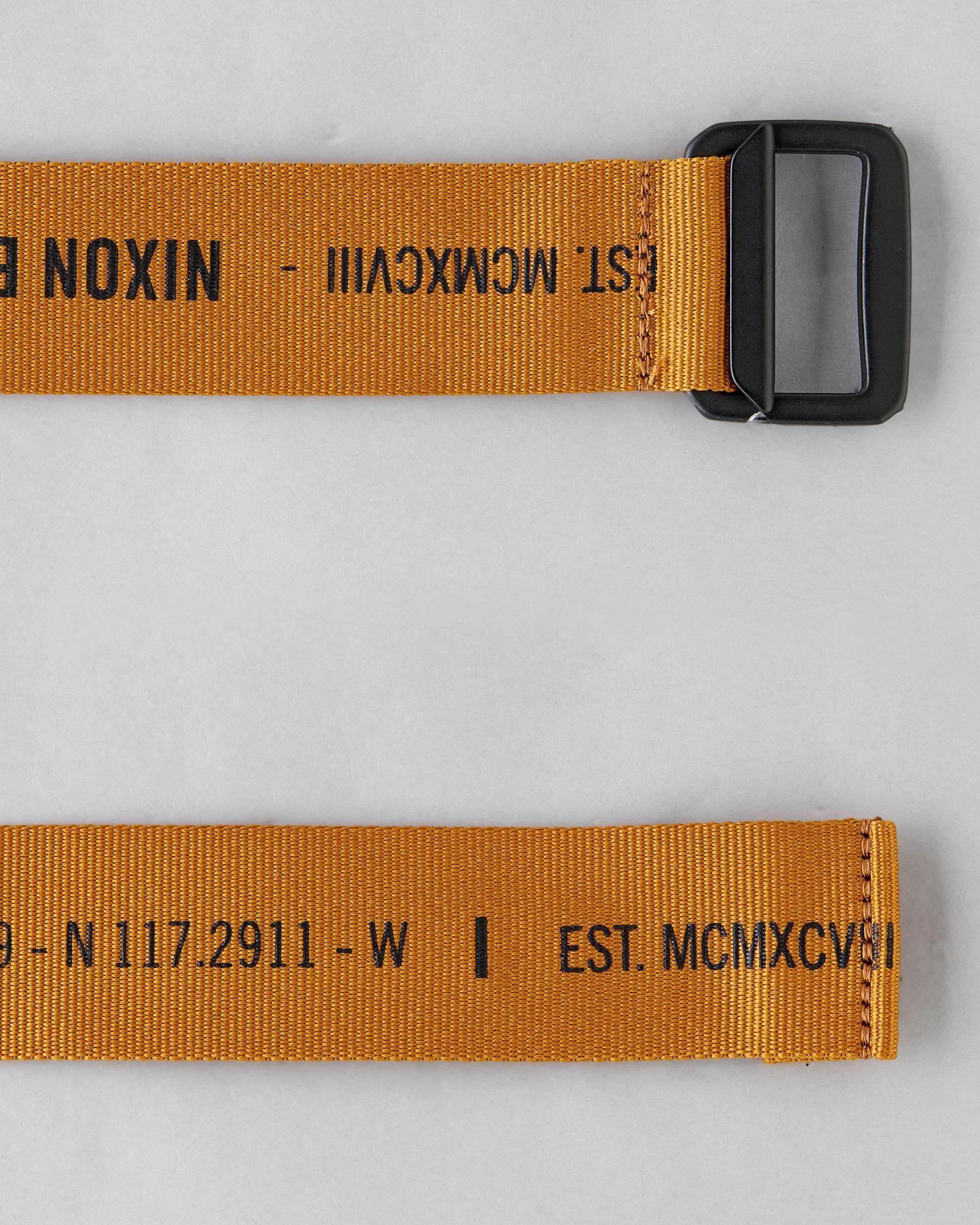 nixon rig belt