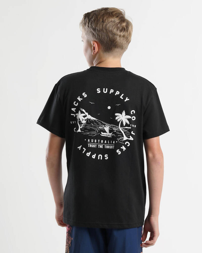 Jacks Boys' Escape Short Sleeve Surf Tee for Mens