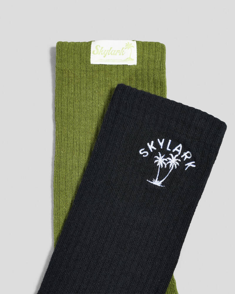 Skylark Mixed Hemp Socks 2 Pack for Mens