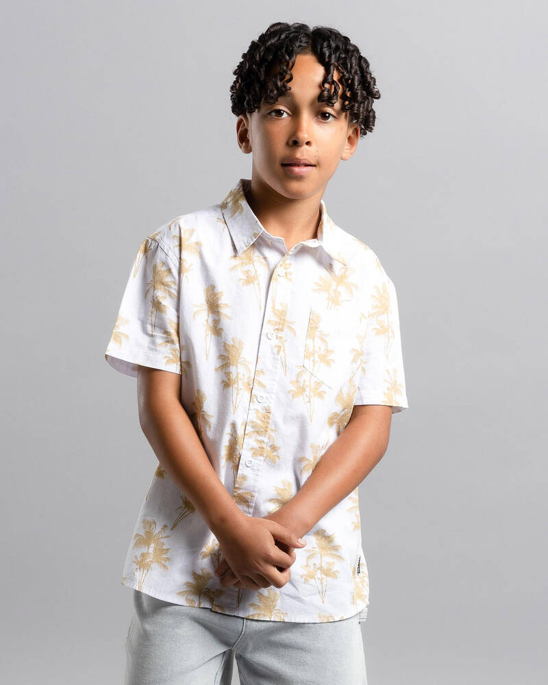 Skylark Boys' Seaside Short Sleeve Shirt for Mens