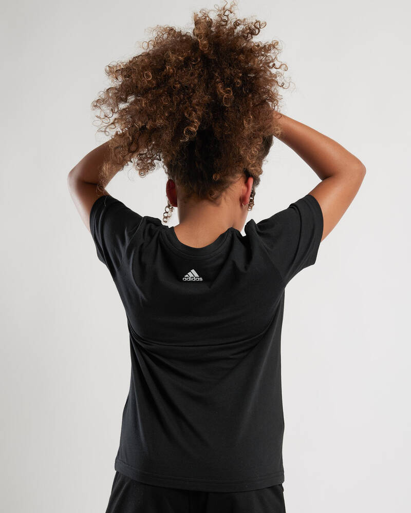 adidas Girls' Linear T-Shirt for Womens