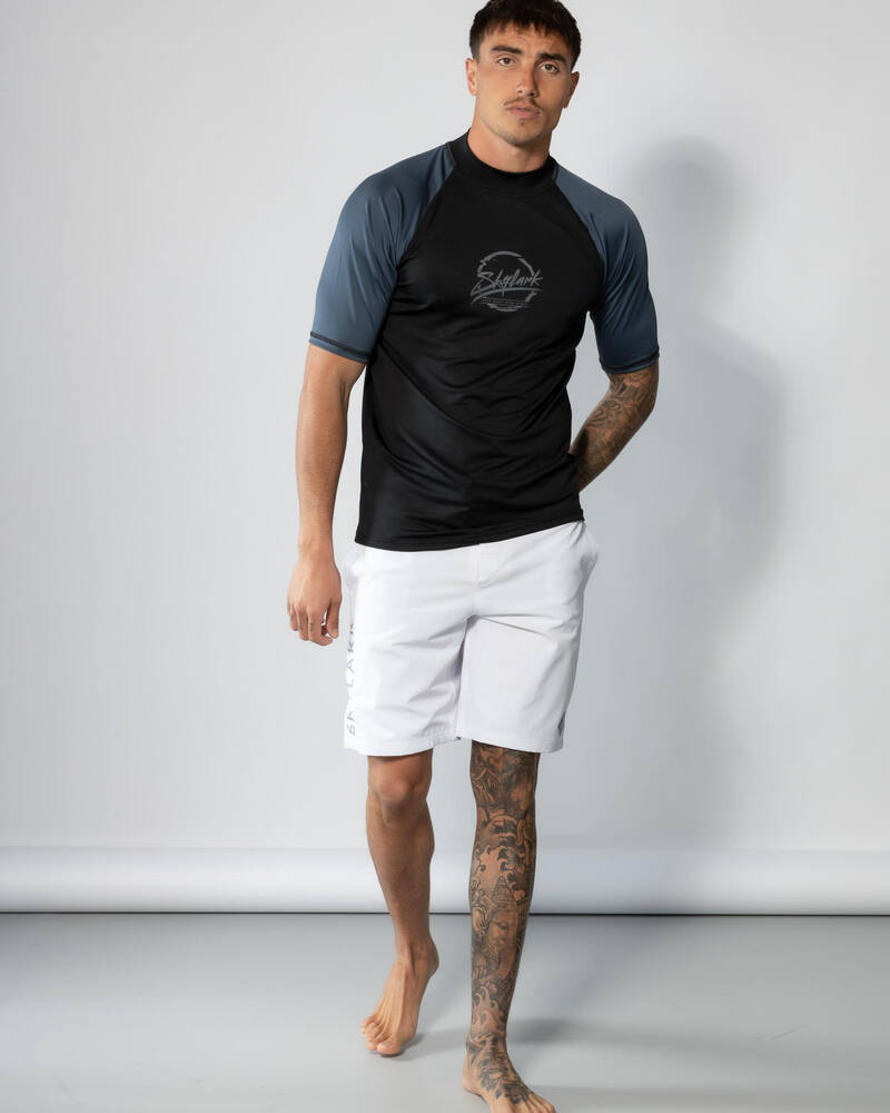 Skylark Revert Short Sleeve Rash Vest for Mens