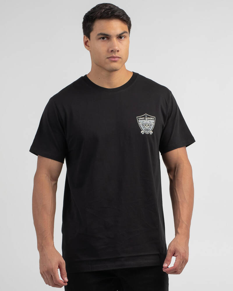 Shop Unit Riders T-Shirt In Black - Fast Shipping & Easy Returns - City ...