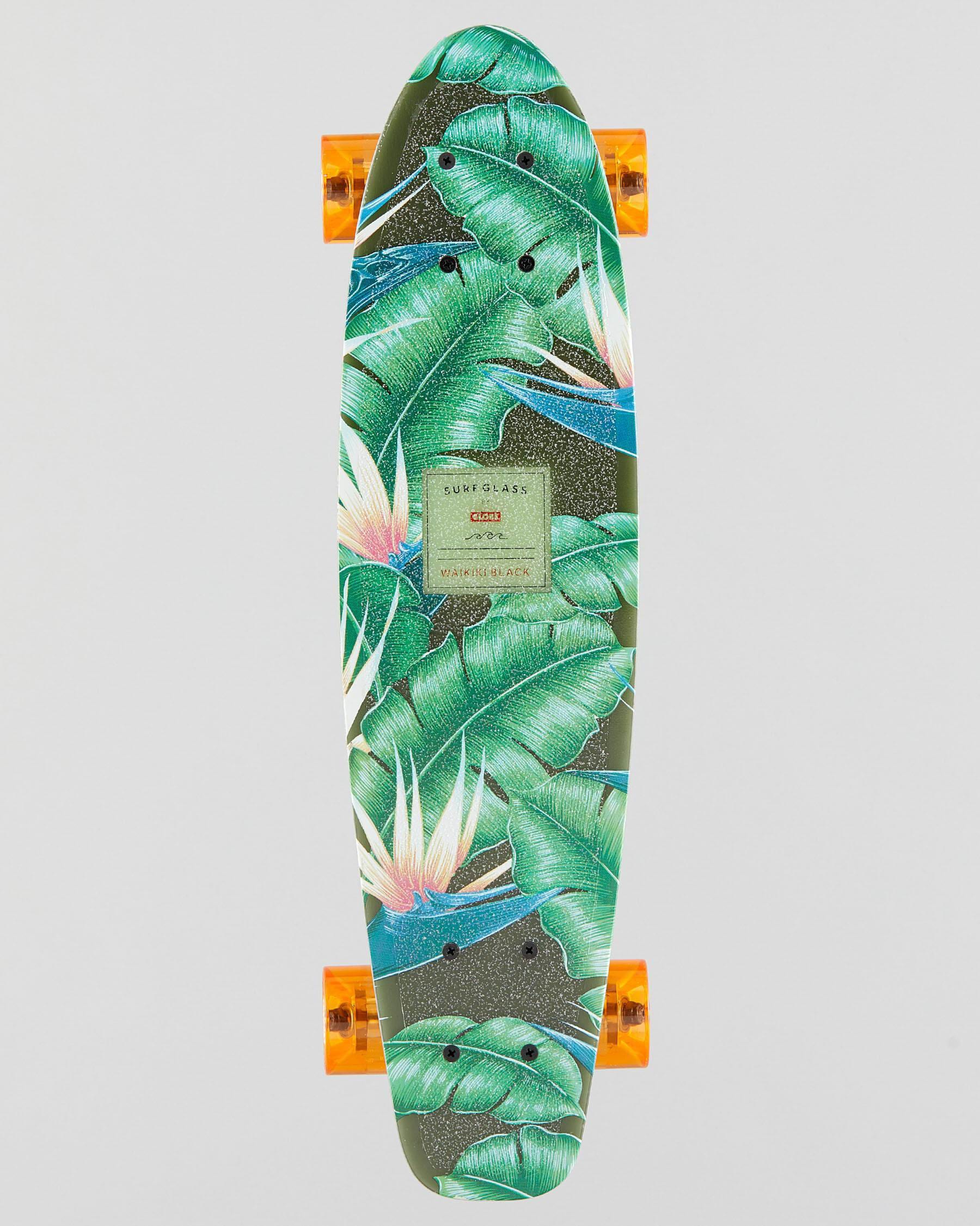 Surf store glass skateboard