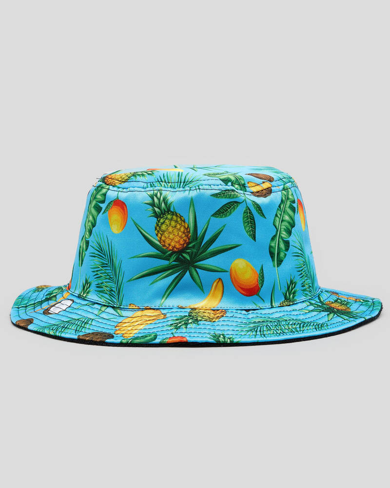 Lucid Tropical Zone Reversible Bucket Hat for Mens