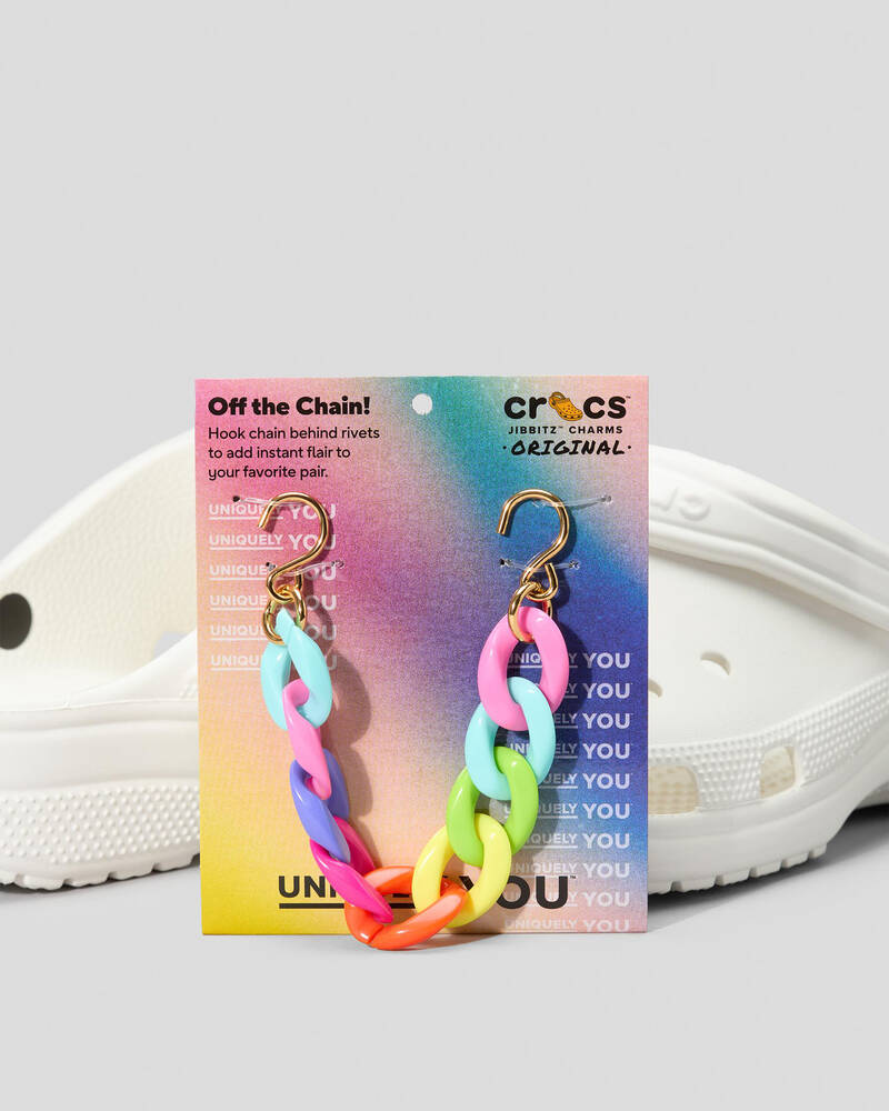 Crocs Rainbow Strap Chain Jibbitz for Unisex