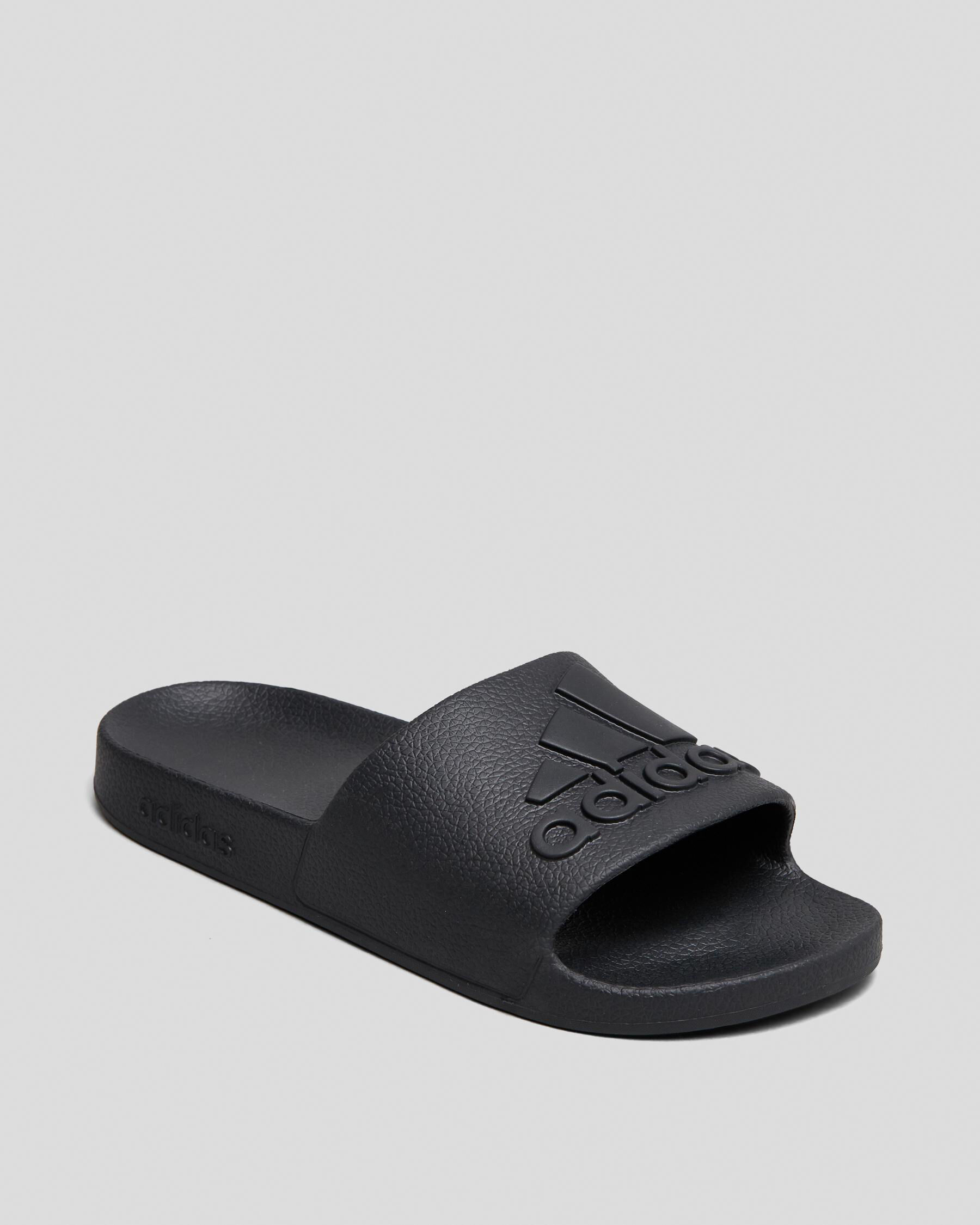 Amazon.com: adidas Women's Adilette Ultra Slides Sandals, Black/Core  White/Black, 7 : Clothing, Shoes & Jewelry