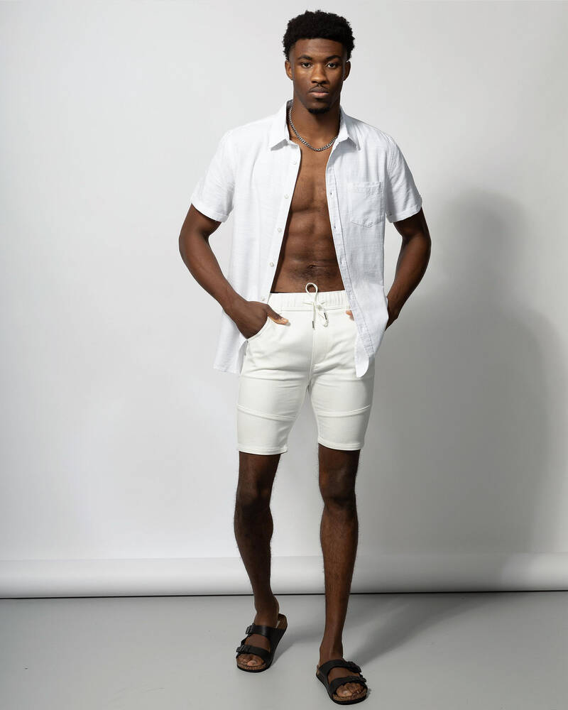 Lucid Barcelona Denim Walk Shorts for Mens