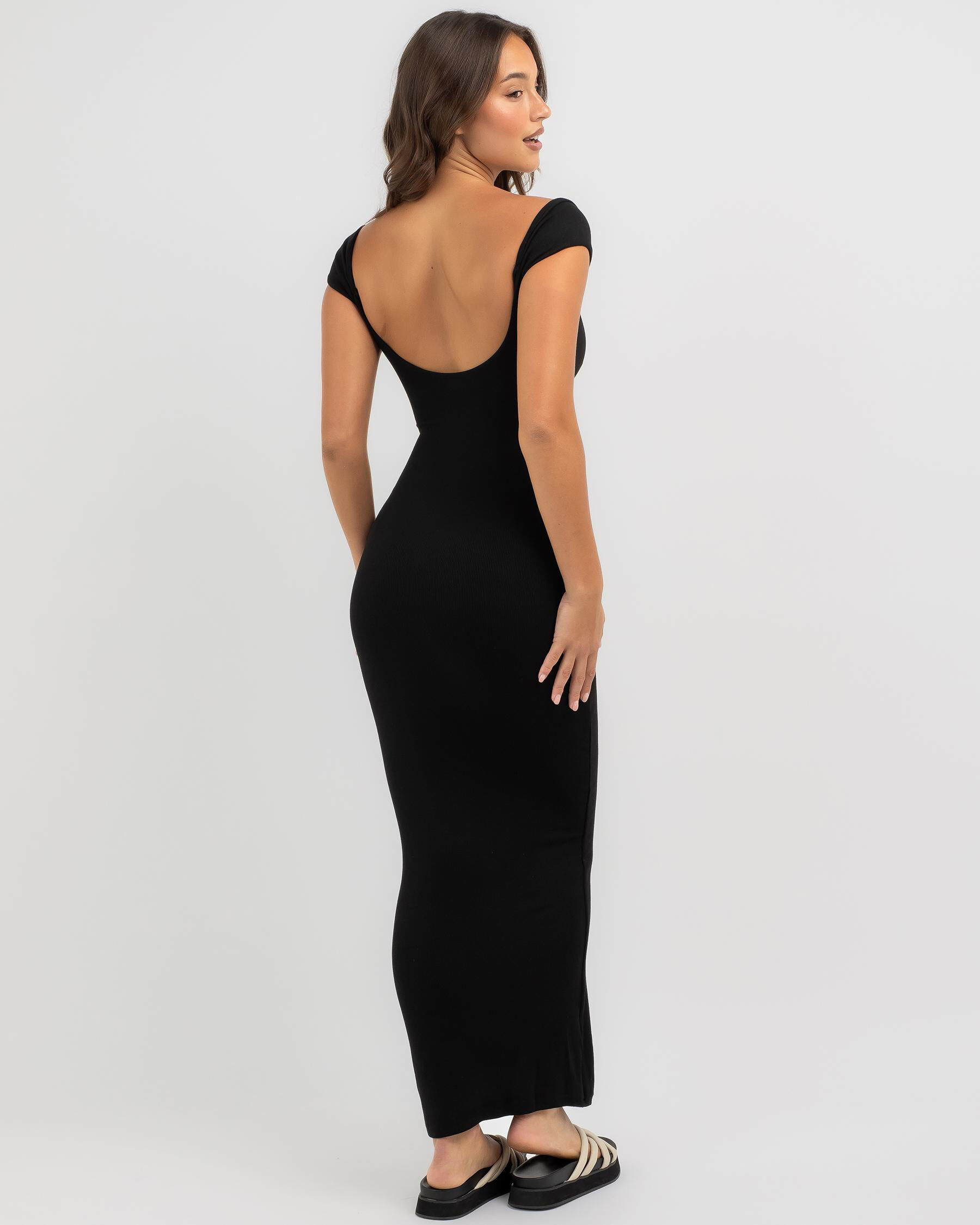 Shop Ava And Ever Camryn Maxi Dress In Black Fast Shipping