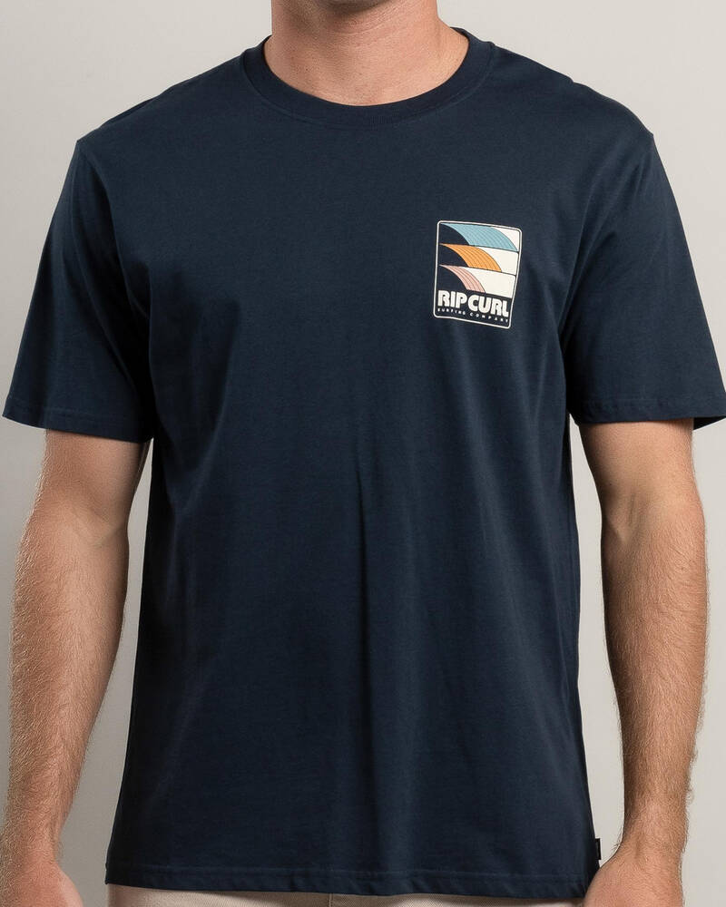 Rip Curl Surf Revival Line Up T-Shirt for Mens