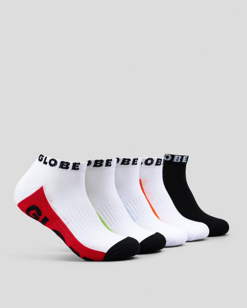 Globe Boys' Multi Brights Socks 5 Pack for Mens