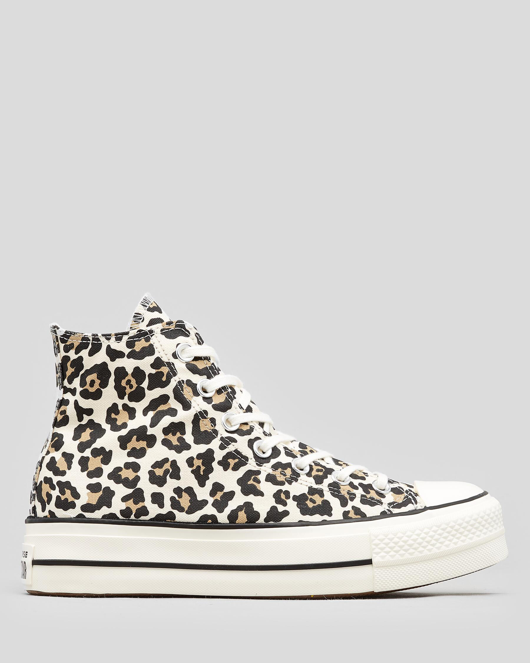 all star platform animal print