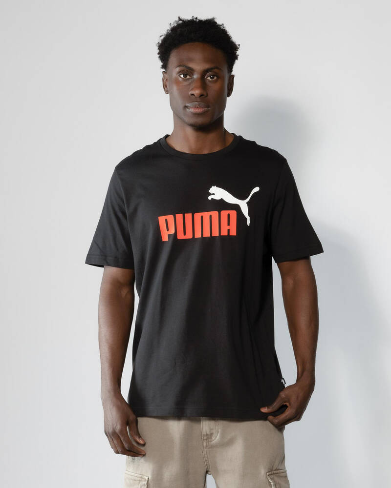 Puma ESS+2 Col Logo T-Shirt for Mens