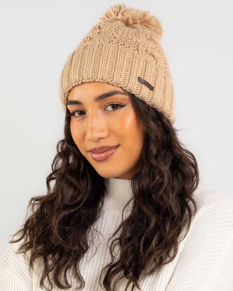 Billabong Cozy Up Beanie In Dark Almond - FREE* Shipping & Easy Returns