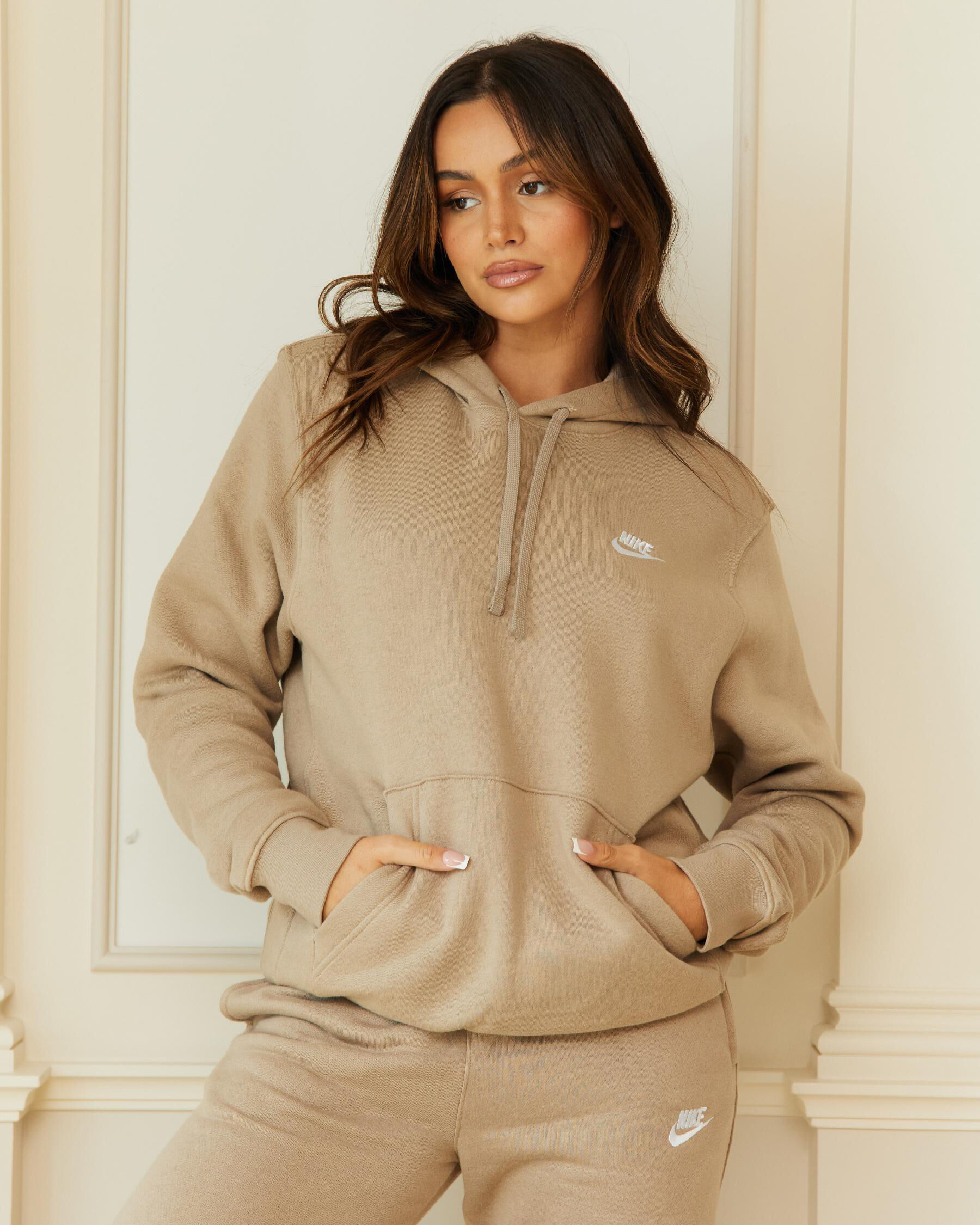 Nike khaki hoodie best sale