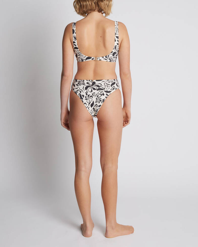 Rhythm Sundance Floral High Waisted Bikini Bottom for Womens