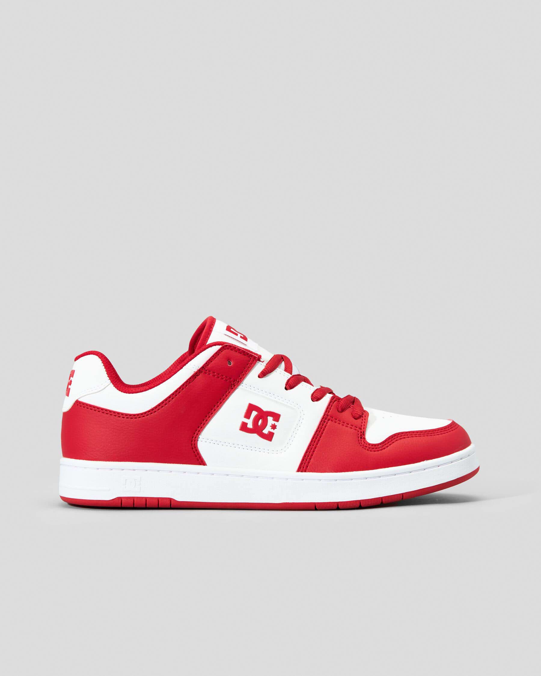 DC Shoes Manteca 4 SN Shoes In White red Fast Shipping Easy