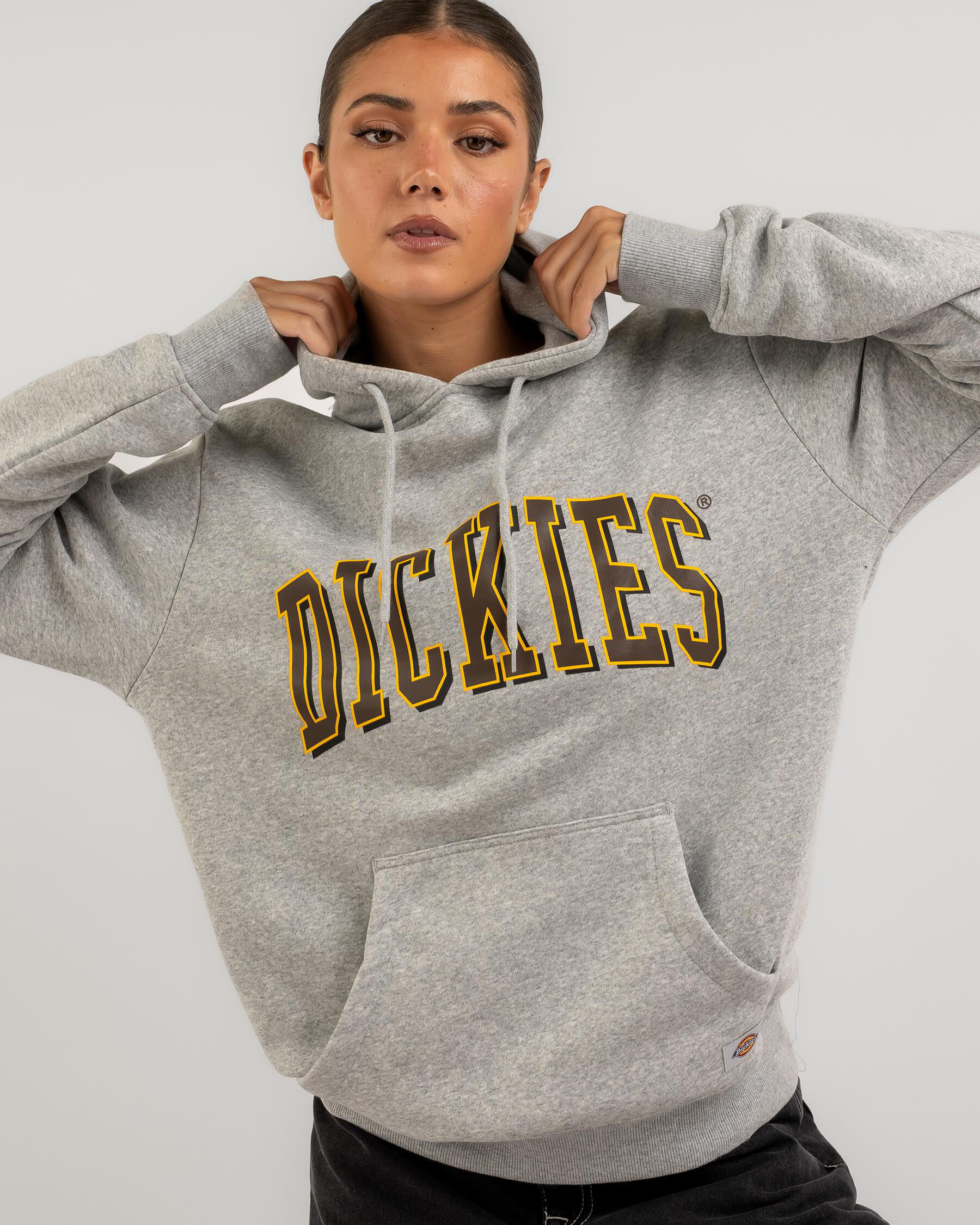 Dickies hoodie grey hot sale