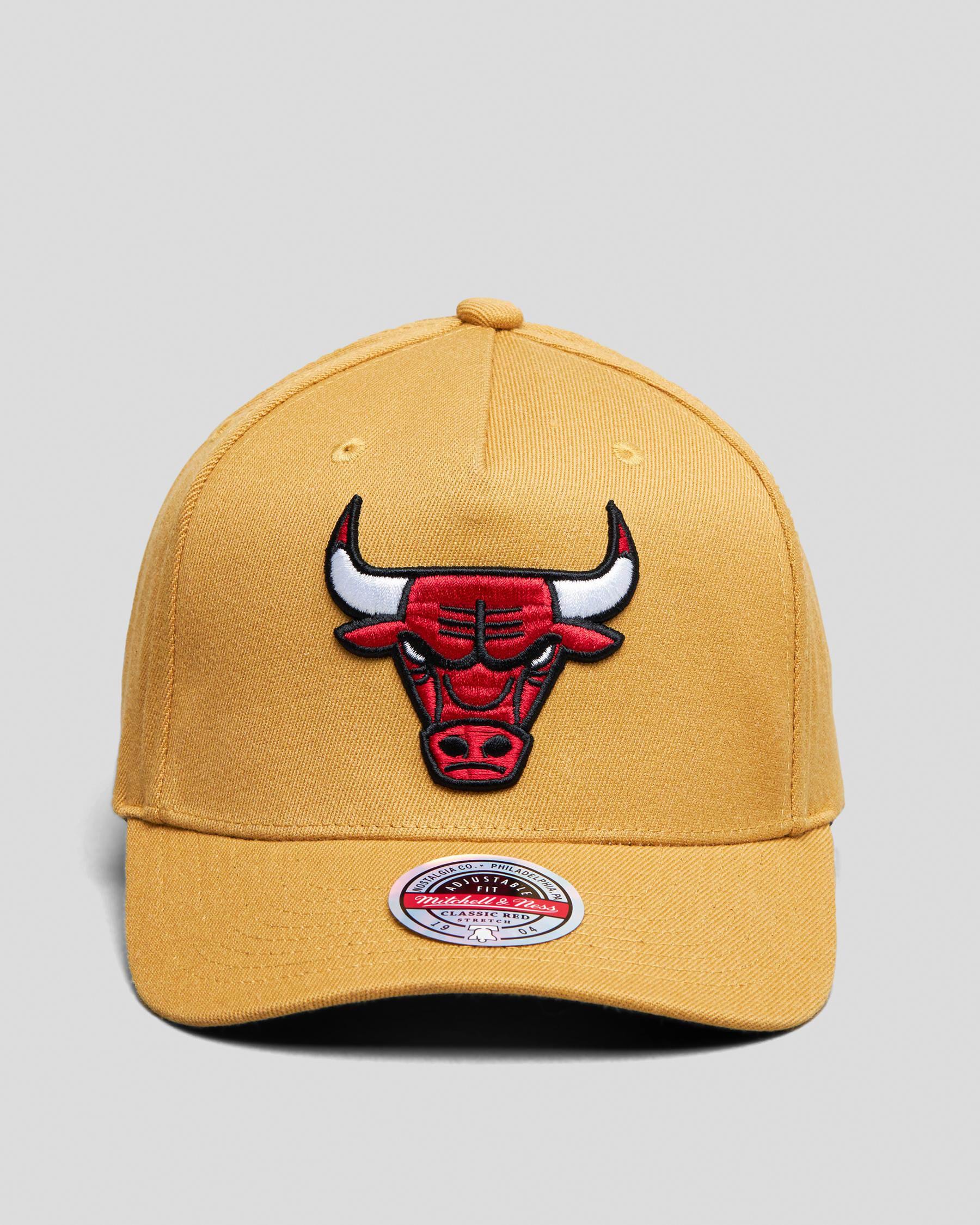 Mitchell & Ness Chicago Bulls 110 Snapback Cap In Khaki - FREE ...