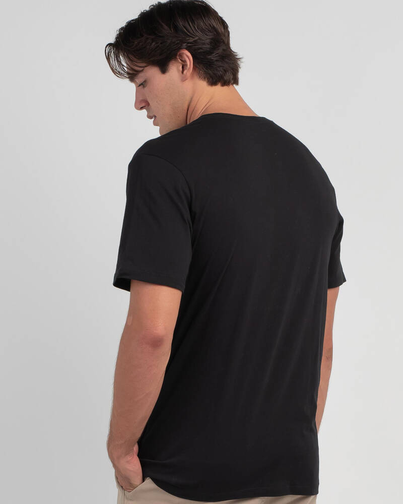 Shop Hurley Filler T-Shirt In Black - Fast Shipping & Easy Returns ...