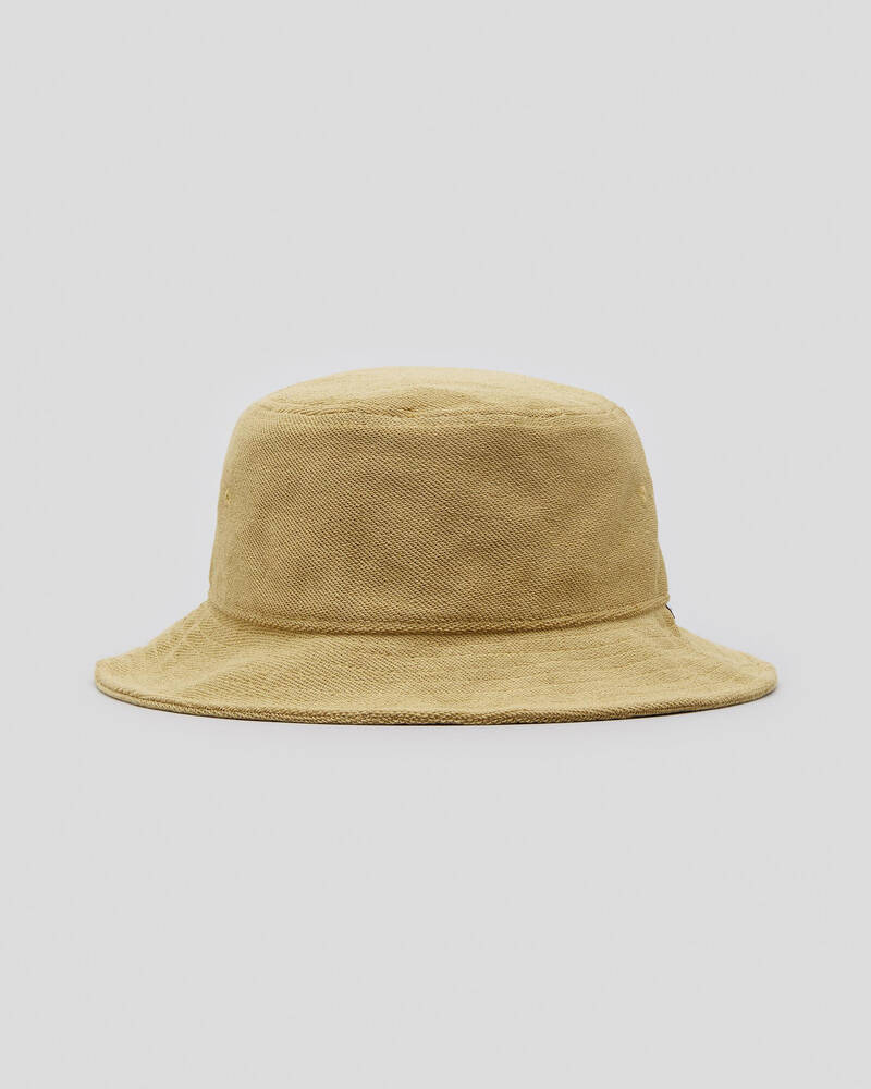 Shop Rhythm Reverse Terry Bucket Hat In Sand - Fast Shipping & Easy ...
