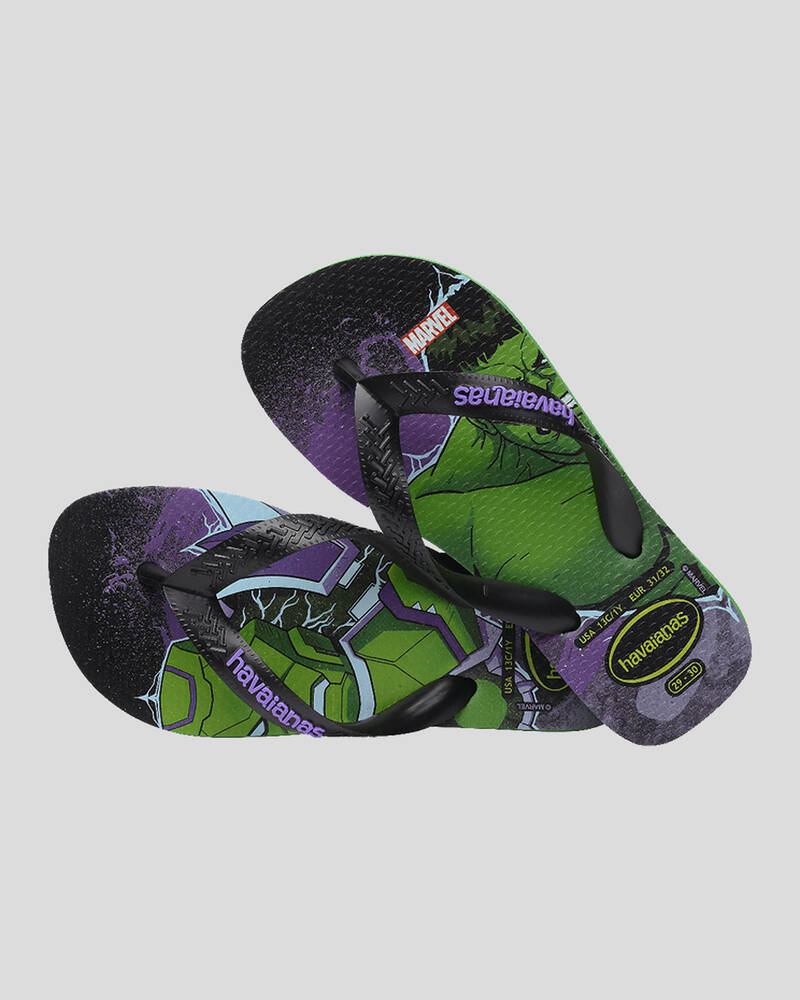 Havaianas Kids' Marvel Hulk Thongs for Mens