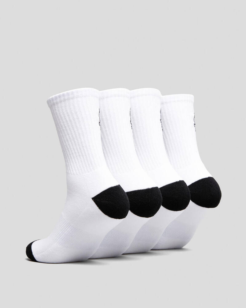 Santa Cruz Opus Dot Crew Socks 4 Pack for Mens