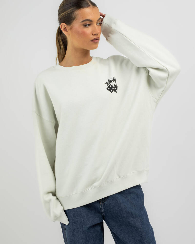 Stussy Dice Oversized Crew for Womens