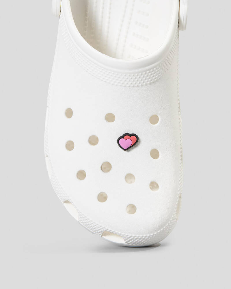 Crocs Two Hearts Jibbitz for Unisex