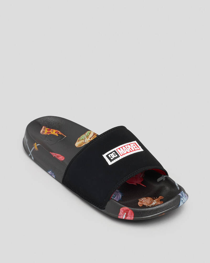 DC Shoes Deadpool DC Slides for Mens