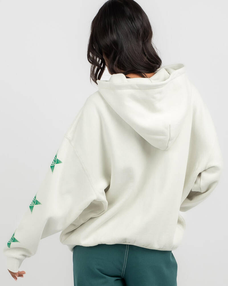 Stussy Stars Zip Through Hoodie for Womens