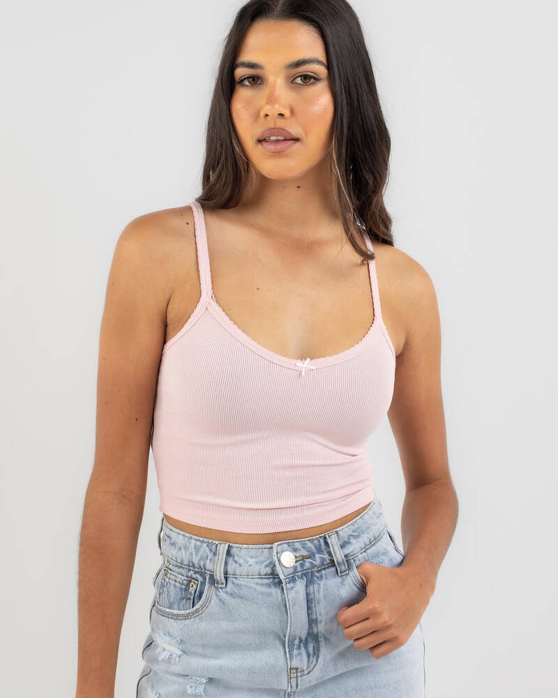 Mooloola Basic Cami Tank Top for Womens