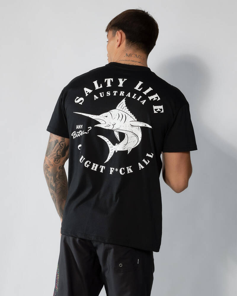Salty Life Any Bites Short Sleeve Surf Tee for Mens