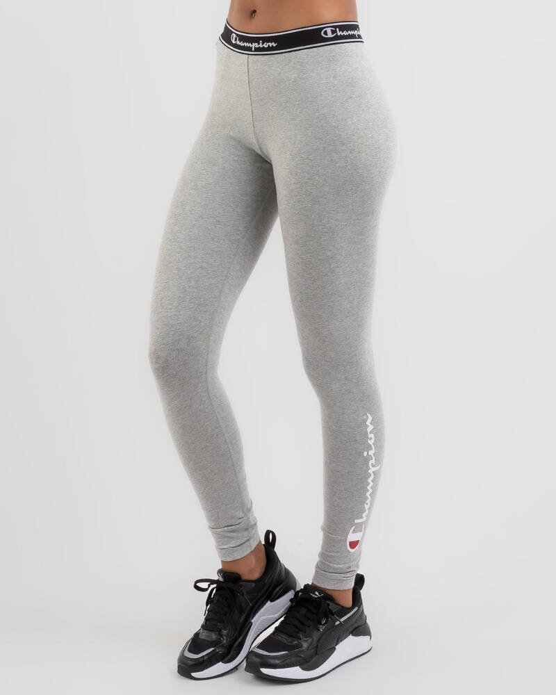 Champion Logo Leggings In Oxford Heather - FREE* Shipping & Easy Returns -  City Beach United States